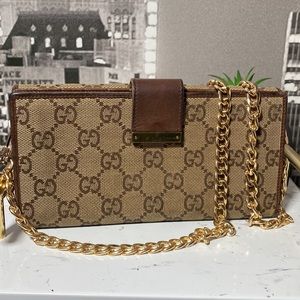 Authentic Gucci GG Long Wallet